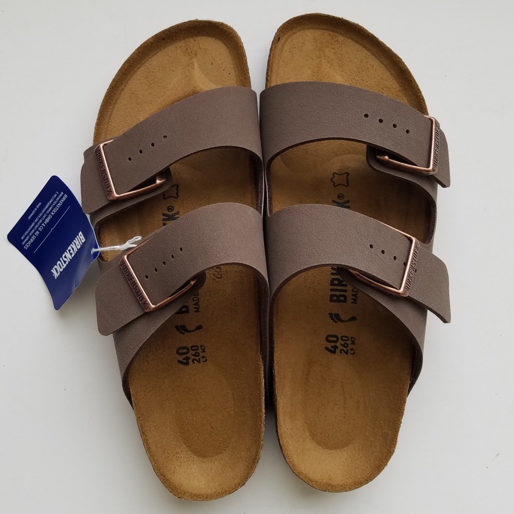 Birkenstock Arizona Mocha Brown Sandals 40 - Picture 2 of 4